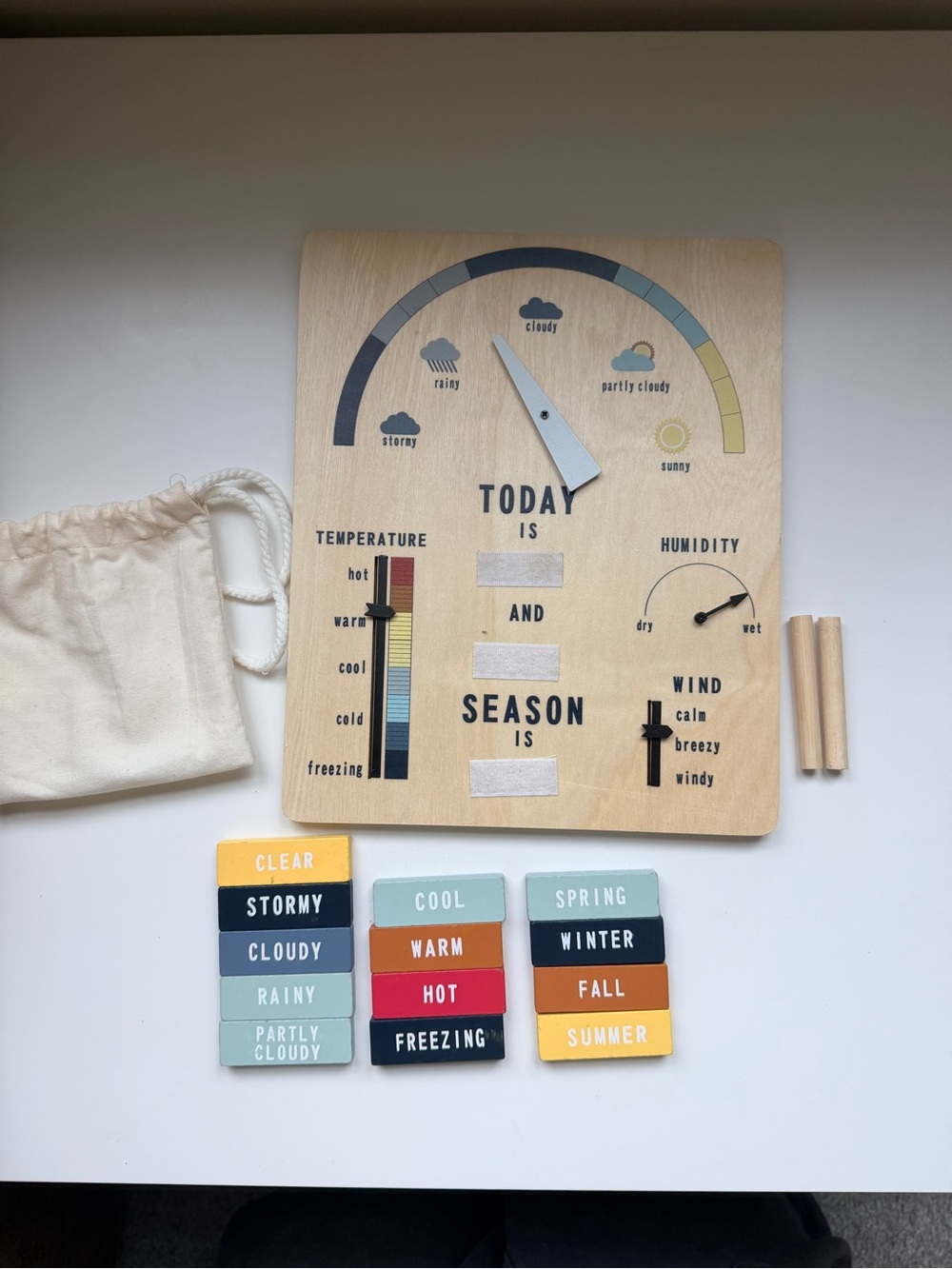 Hearth and Hand with Magnolia Toy Weather Station Playset